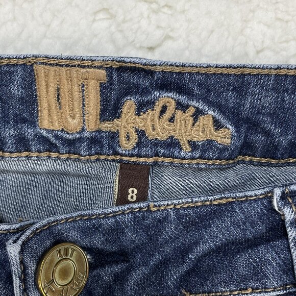 Kut from the Kloth Jeans Womens Sz 8 Blue Katy Boyfriend Mid Rise Denim 30x28 - Picture 10 of 12